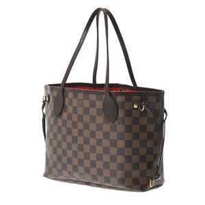 Louis Vuitton Brown Canvas Neverfull Damier Handbag